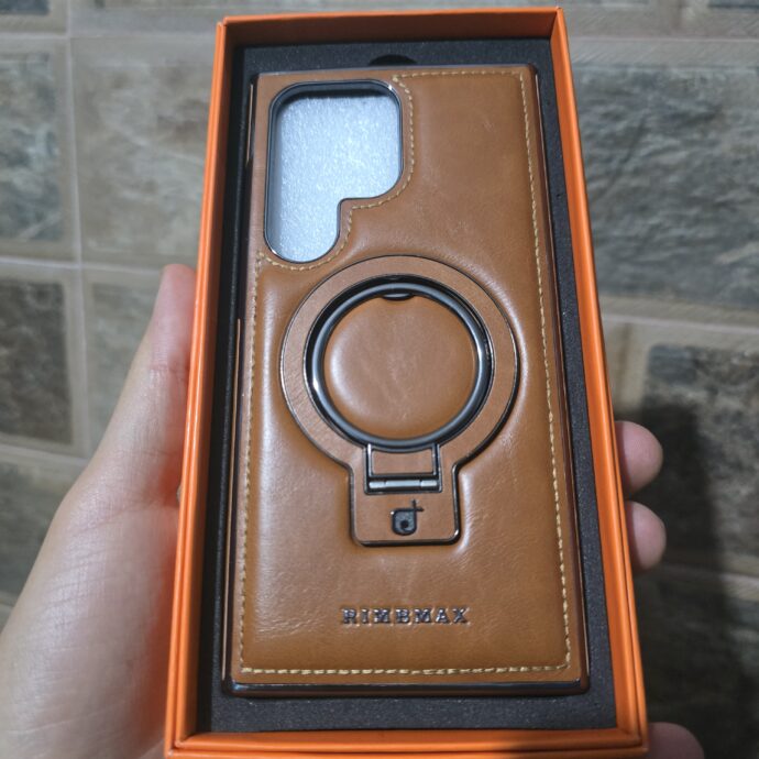 ⁦Coque samsung cuir⁩ - الصورة ⁦2⁩